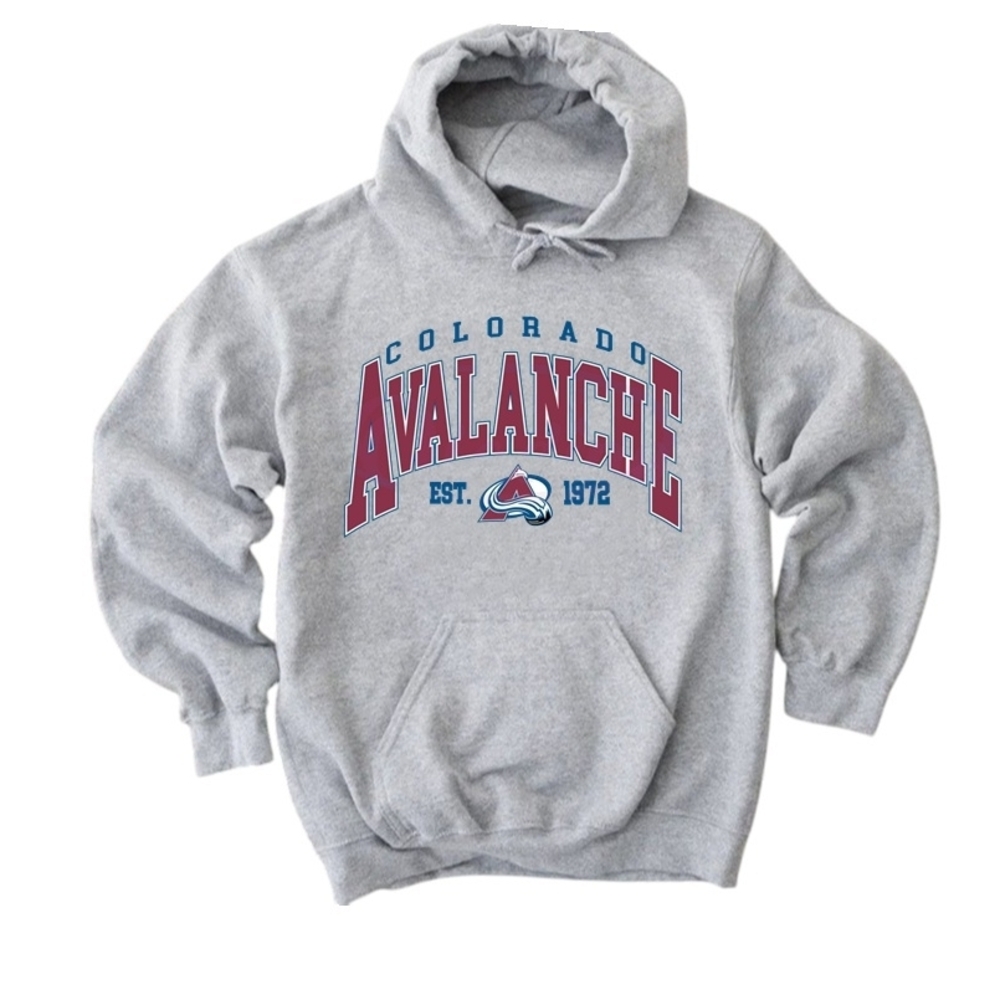 Colorado Avalanche Gray Hoodie Men's XL